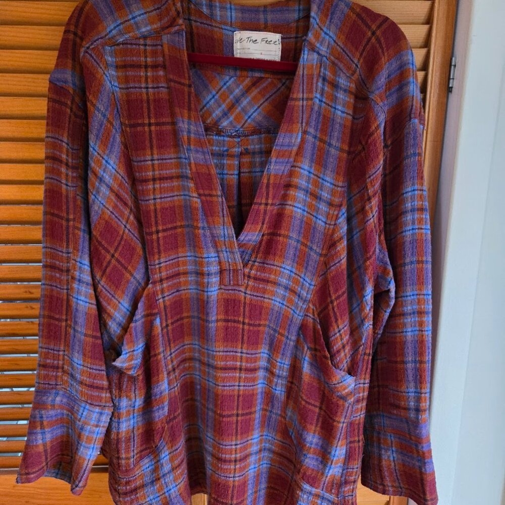 Free People Plaid Shirt